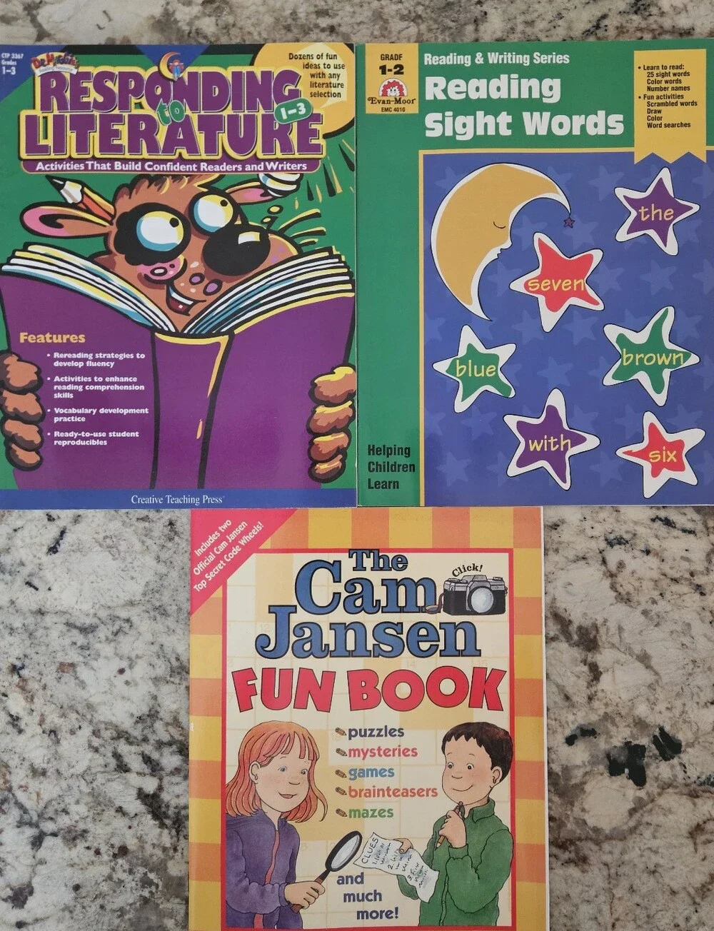 Reading Writing Comprehension Workbooks Grade 1,2,3 Teaching Sight Words